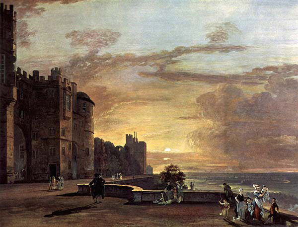 Windsor Castle-View of the North Terrace